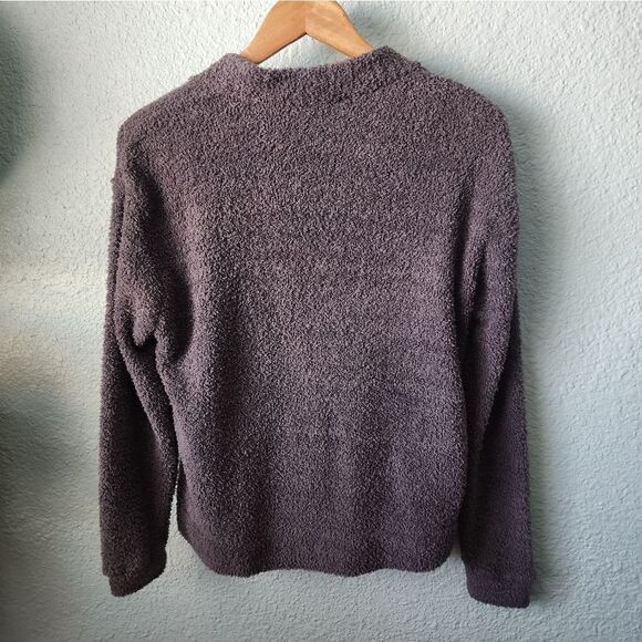 Anthropologie Out from under sweater  fluffy semi crop button front swea… - Picture 4 of 7